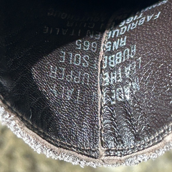 Gray Suede Men's Chelsea Boots - Monte Russo Made in Italy sz 10.5 M - Picture 7 of 14